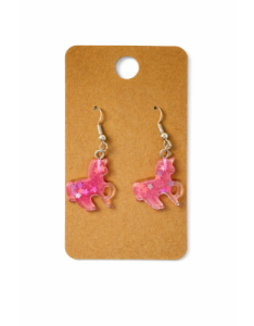 Pink Unicorns Dangling Earrings — $12.00