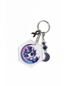 Handmade Unicorn Narcolepsy Awareness Keychain — $5.00